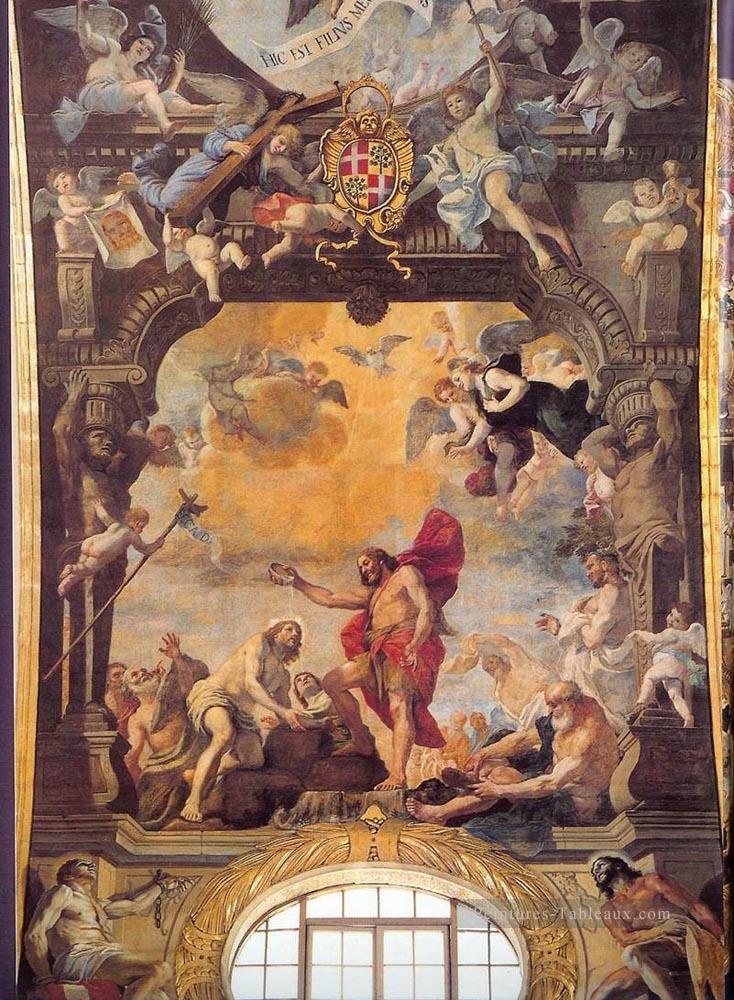 Le Baptême Du Christ Baroque Mattia Preti Peintures à l'huile
